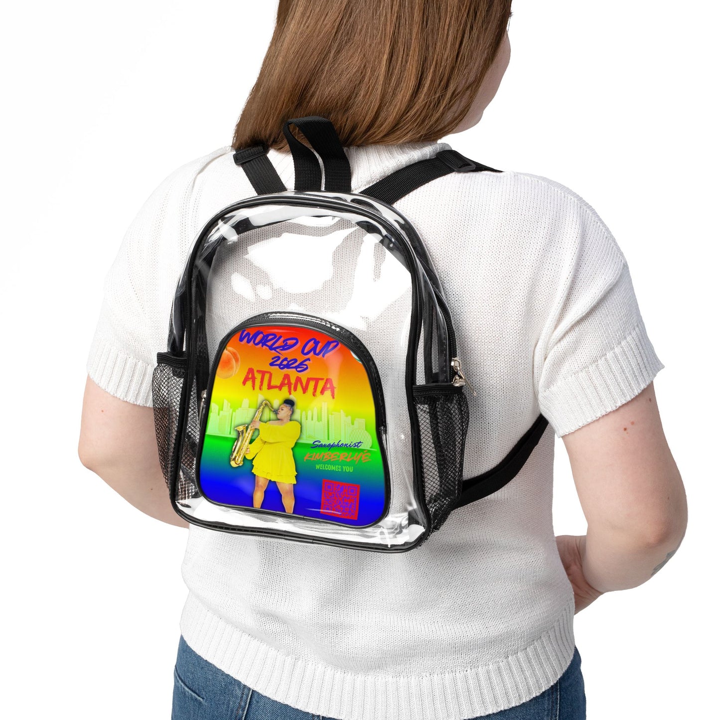 World Cup Clear Stadium Backpack - Atlanta Design